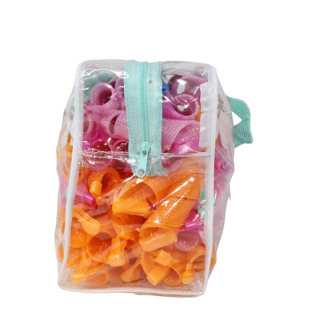 Cekeme 40Pcs Magic Spiral Hair Curlers No Heat 22 Inches 3 Sizes Multicolored - Picture 4 of 11